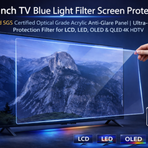 32 Inch TV Blue Light Filter Screen Protector | 2MM Optical Grade Acrylic | SGS Certified Anti-Glare Eye Protection Panel - Image 3